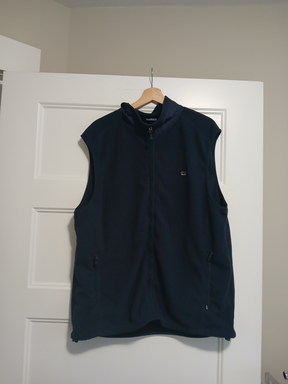 Vineyard Vines Navy Blue Fleece Vest Xl